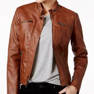 NEW-Maralyn & Me's jacket Faux Leather Juniors Size Medium